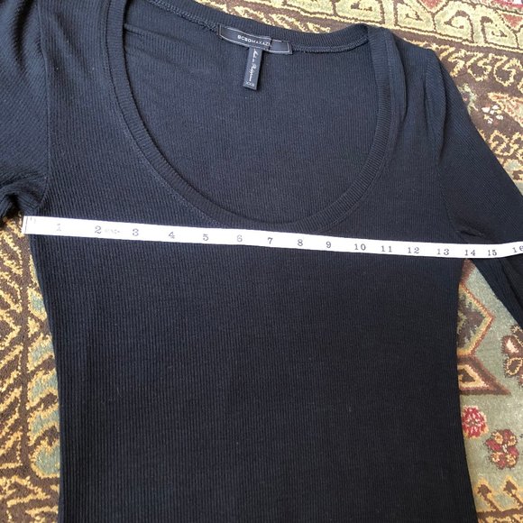 BCBGMaxAzria “Livi” Lace-Hem Ribbed Tunic Dress XXS - Picture 11 of 16